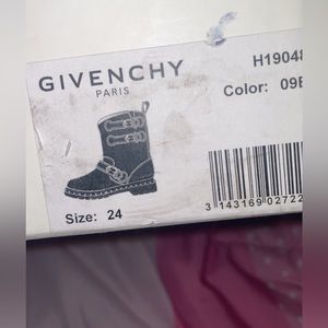 Toddler girls leather Givenchy boots